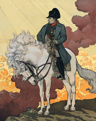 Et nytt liv til Napoleon I Bonaparte (1769-1821). 1894 Litografi av Eugene Samuel GRASSET (1845-1917) publisert i "" The Century Magazine "". Privat samling. av Eugene Grasset