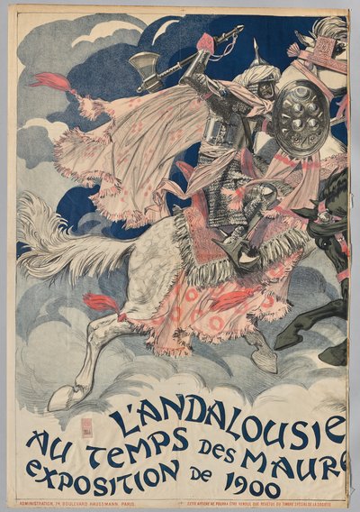 Andalusia på maurernes tid (venstre side) av Eugene Grasset