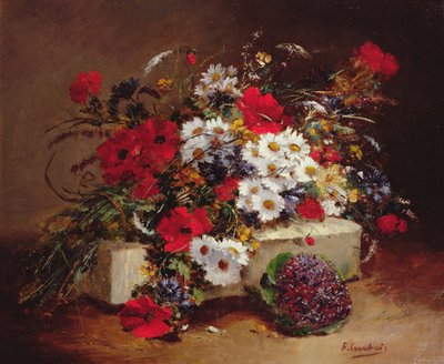 Valmuer og tusenfryd av Eugene Henri Cauchois