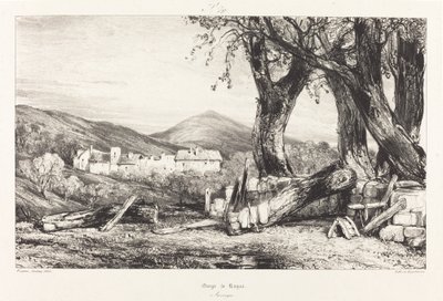 Royat-juvet, Auvergne av Eugene Isabey