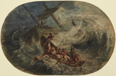 Skipsforlis av Eugene Isabey