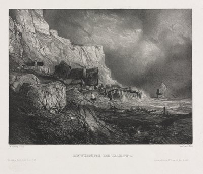 Seks marinesoldater, 1833. av Eugene Isabey