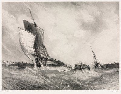 Six Marines: Gå tilbake til havn av Eugene Isabey