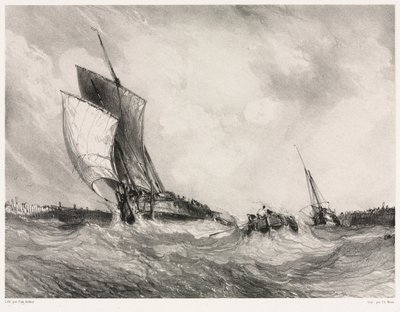 Six Marines: Return to Port, 1833. av Eugene Isabey