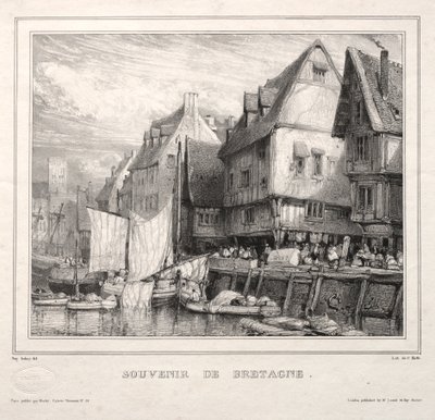 Suvenirer: Suvenir fra Bretagne av Eugene Isabey
