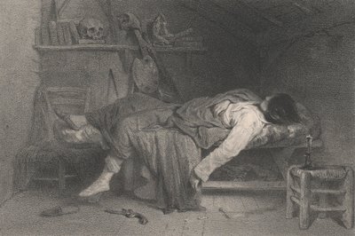 Selvmordet, 1846. av Eugene Leroux