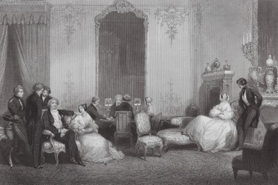 Eine Pariser Familie von Eugene-Louis (after) Lami