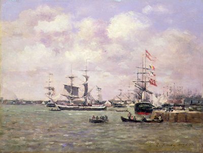Antwerpen av Eugene Louis Boudin