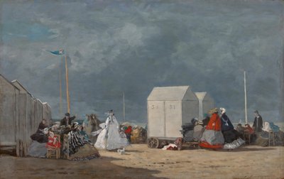 Nærmer seg storm, 1864. av Eugene Louis Boudin