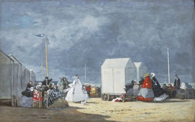 Nærmer seg storm, 1864 av Eugene Louis Boudin