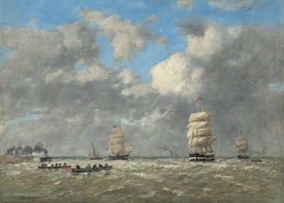Le Havre, 1883 av Eugene Louis Boudin