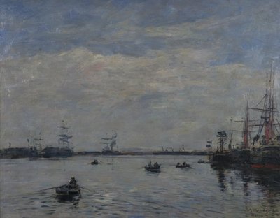 Le Havre, 1888 av Eugene Louis Boudin