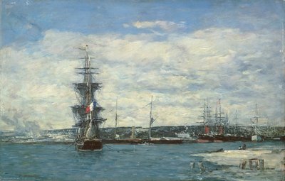 Le Havre, ca. 1864-66 av Eugene Louis Boudin