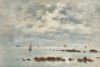 Lavvann, Saint Vaast la Hougue, 1892 av Eugene Louis Boudin