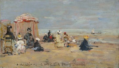 På stranda av Eugene Louis Boudin