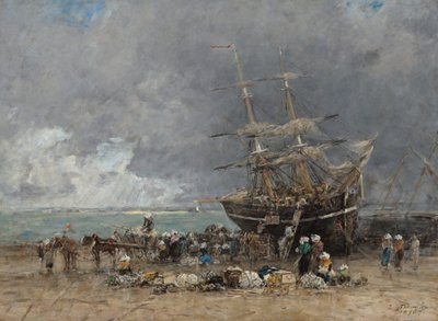 Retur av Terre-Neuvier av Eugene Louis Boudin