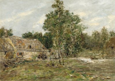 Saint-Cenery, The Mill, ca. 1890-92 av Eugene Louis Boudin