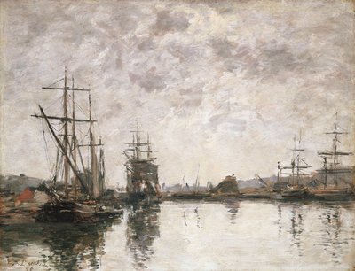 Bassenget i Deauville, 1890 av Eugene Louis Boudin