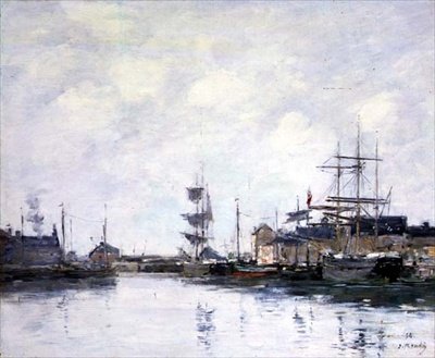 Bassenget ved Fecamp av Eugene Louis Boudin