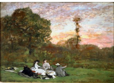 Lunchen på gresset av Eugene Louis Boudin