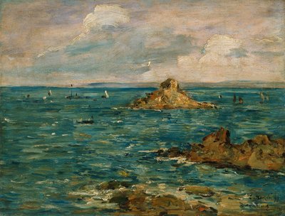 Havet ved Douarnenez av Eugene Louis Boudin
