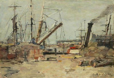 Trålerne, 1885. av Eugene Louis Boudin