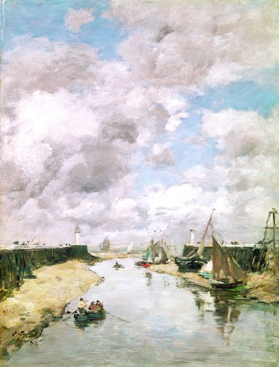 Trouville, 1884 av Eugene Louis Boudin
