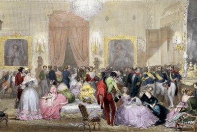 Kveld hjemme hos Dukes of Orleans av Eugene Louis Lami