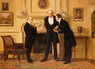 Figurer i et interiør, av Eugene Louis Lami