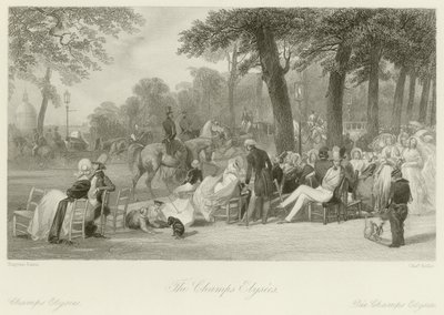 Champs Elysees av Eugene Louis Lami