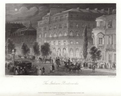 De italienske boulevardene av Eugene Louis Lami