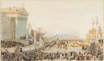 Oversettelsen av asken til Napoleon: 15. desember 1840 av Eugene Louis Lami