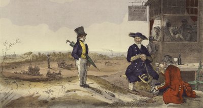 Nærmer seg London av Eugene Louis after Lami