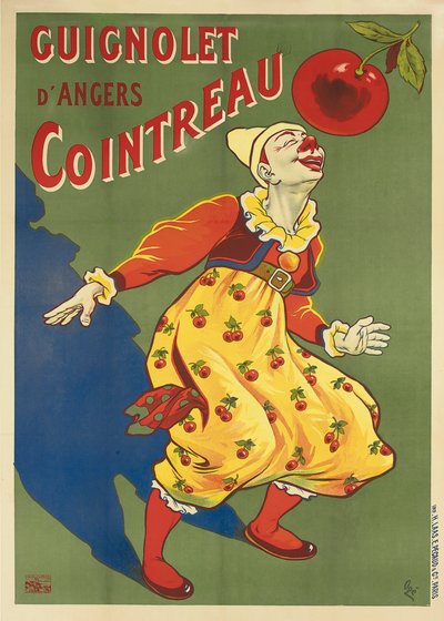 Reklameplakat for Guignolets Cointreau, ca. 1900 (fargelitografi) av Eugene Oge