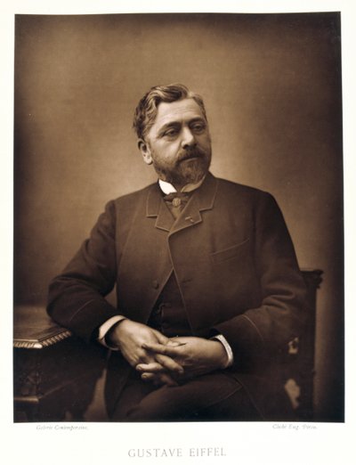 Gustave Eiffel, fransk ingeniør, 1880 av Eugene Pirou