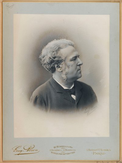 Porträt von Floquet (Charles Thomas), (1828-1896), Anwalt und Politiker av Eugene Pirou