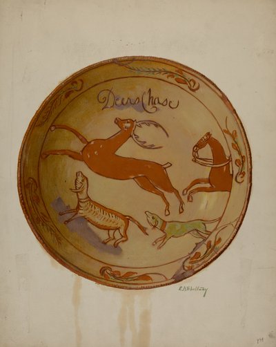 Pa. Tysk Plate av Eugene Shellady