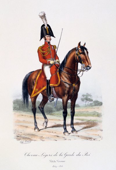 Lette hester av kongens garde, liten uniform, 1814-15 av Eugene Titeux