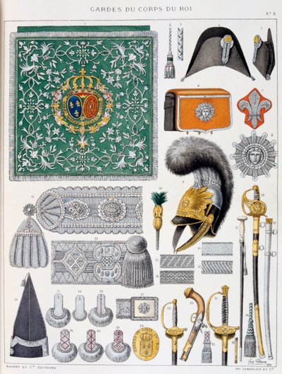 Kongens livvakter, Insignia av Eugene Titeux