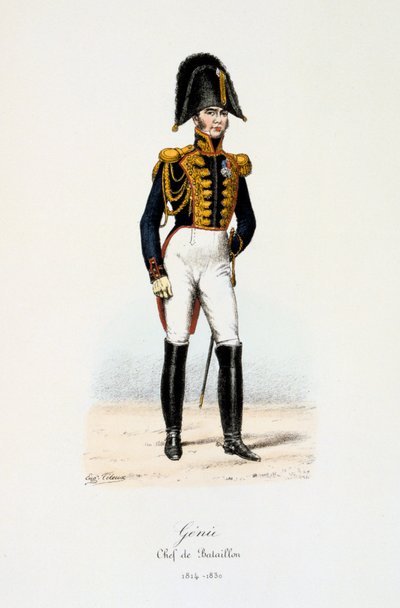 Ingeniører, bataljonssjef, 1814-30 av Eugene Titeux