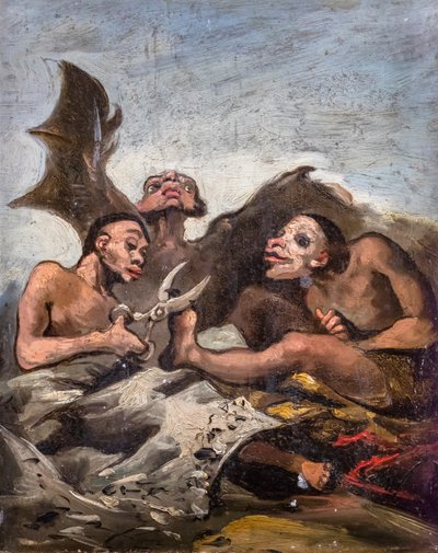 Capricer nr. 51 etter Goya av Eugenio Luca y Velasquez