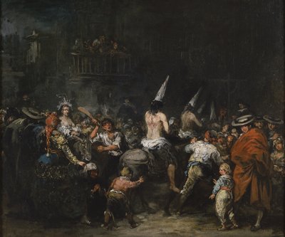 Dømt av inkvisisjonen, andre halvdel av 1800-tallet. av Eugenio Lucas Velázquez