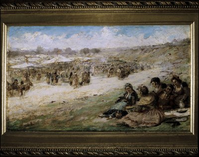 Engen i San Isidro i Madrid av Eugenio Lucas Villaamil