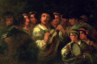 The Serenaders (olje på lerret) av Eugenio Lucas y Padilla