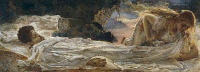Kristus og Maria Magdalena av Eugenio Prati