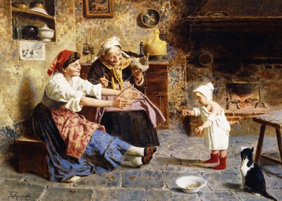 De første trinnene av Eugenio Zampighi