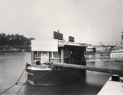 Båt på Seinen av Eugène Atget
