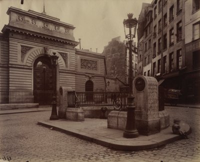 Fontenen til Ecole Polytechnique av Eugène Atget