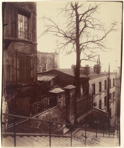 Trapp, Montmartre av Eugène Atget