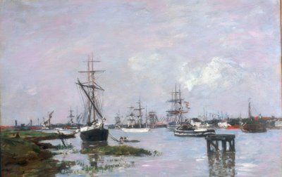 Antwerpen, havnen av Eugene Louis Boudin